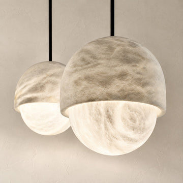 Alabaster Moonlight Pendant