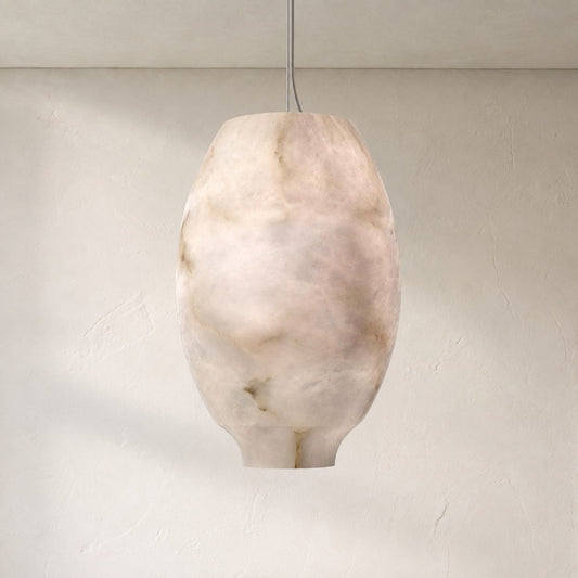 Alabaster Orb Lantern Pendant