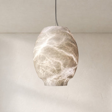Alabaster Orb Lantern Pendant