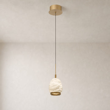 Alabaster Orb LED Pendant
