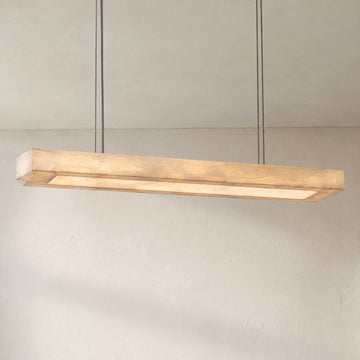Alabaster Rectangular Chandelier