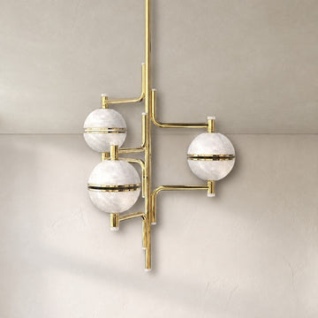 Alabaster Suspension Chandelier
