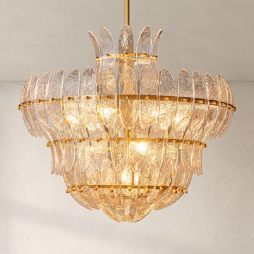 Amelia Clear Round Chandelier