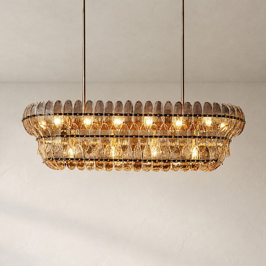 Amelia Smoke Linear Chandelier