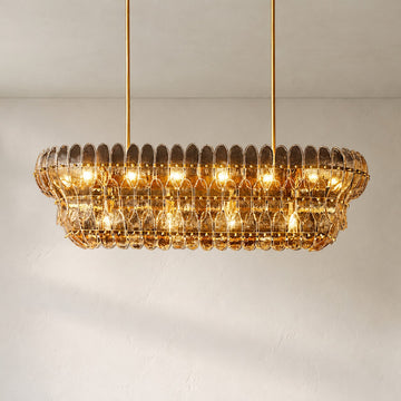 Amelia Smoke Linear Chandelier
