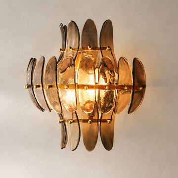 Amelia Smoke Tall Wall Sconce