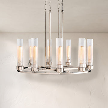 Andreas Round Chandelier 10/12 Light