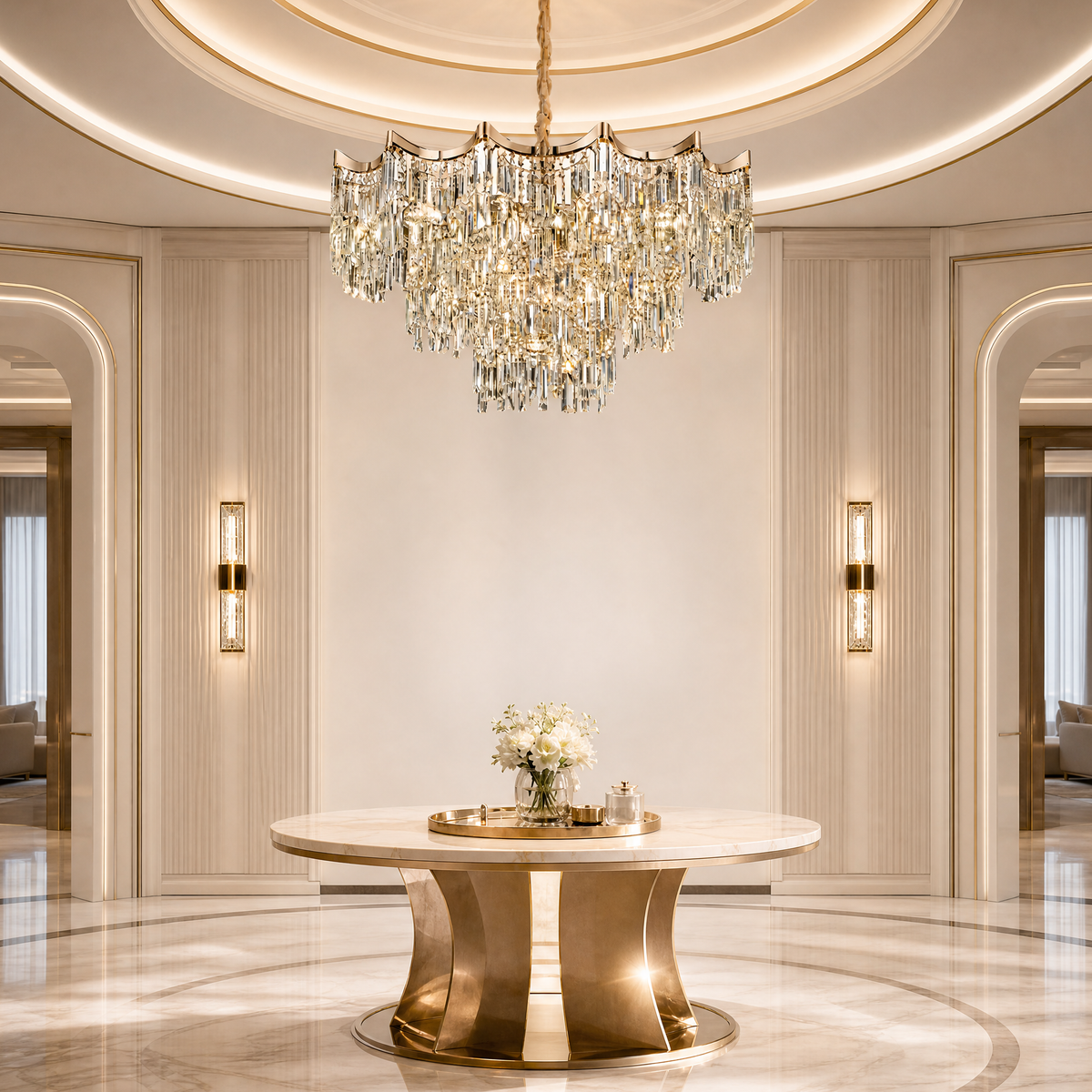 Aria Crystal Chandelier