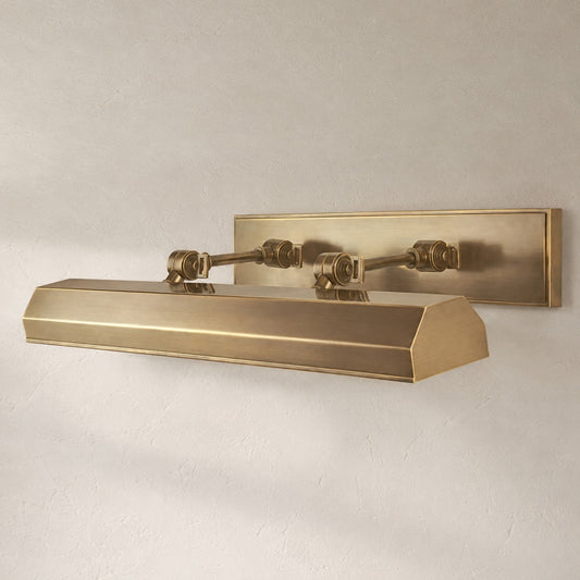 Art Woodbury Picture Light Aged Brass 16" 23" 30"