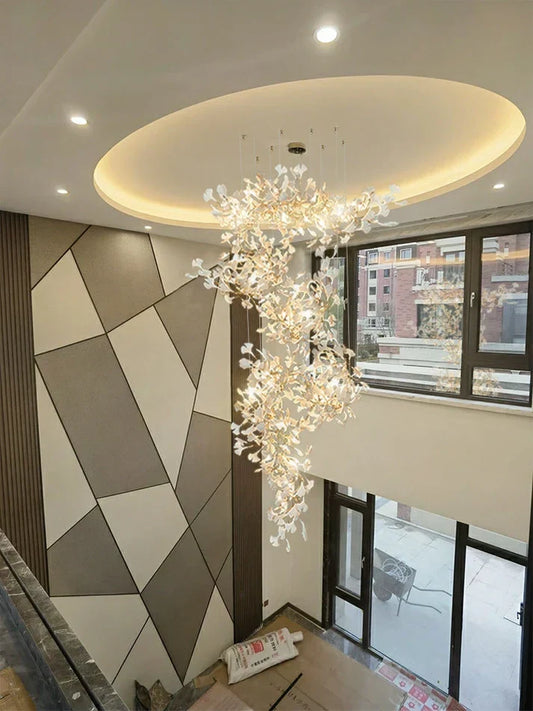 Ginkgo Branch Pendant Light
