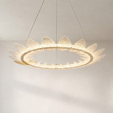 Aster Glass Ring Pendant Light