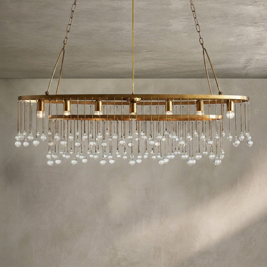 Aubrey 7 Light Oval Chandelier