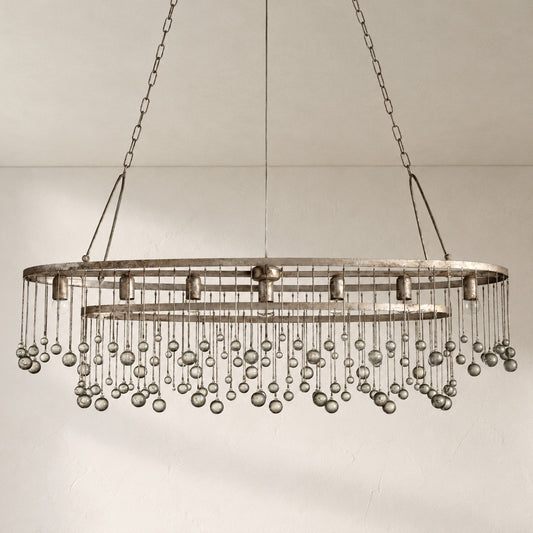 Aubrey 7 Light Oval Chandelier