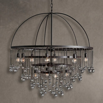 Aubrey Modern Crystal Ball 4 Tier Chandelier | Lamer Lighting (1)