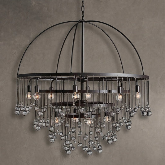 Aubrey Modern Crystal Ball 4 Tier Chandelier | Lamer Lighting (1)