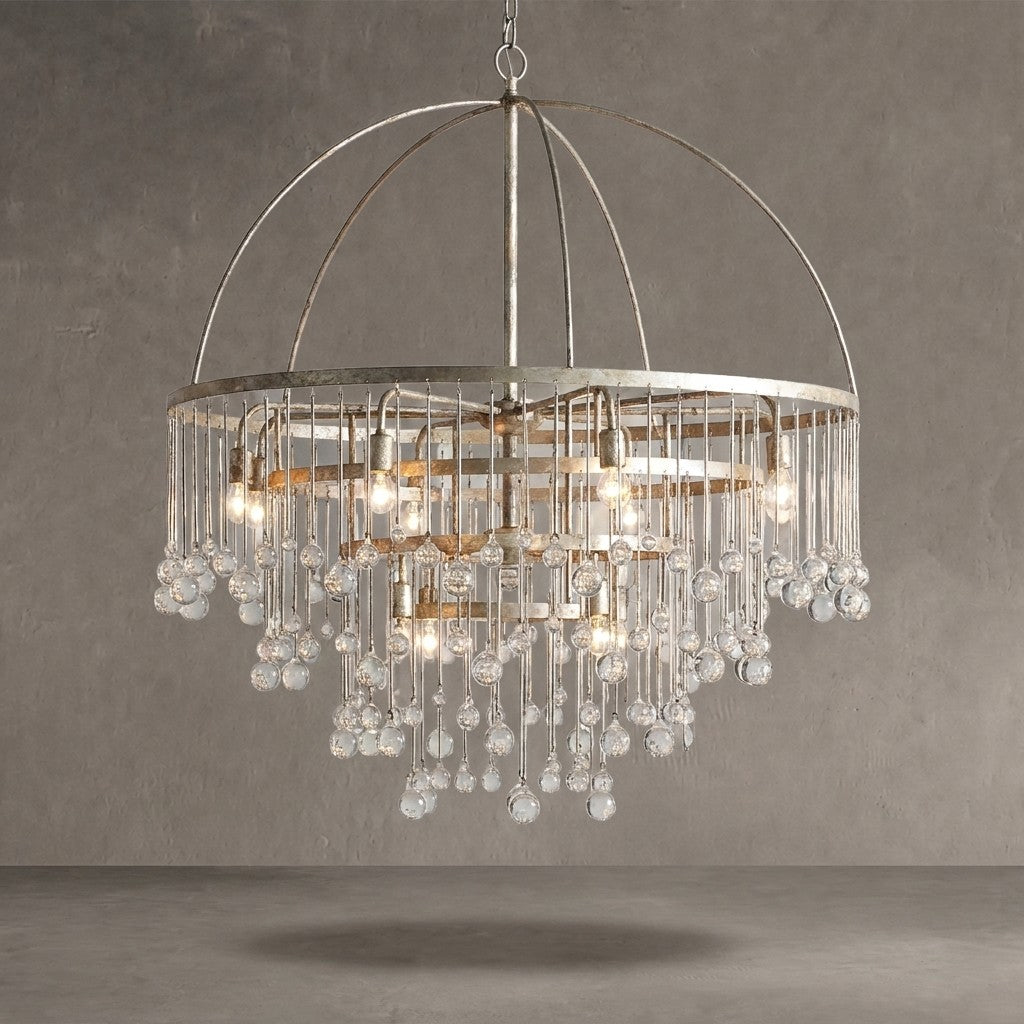 Aubrey Modern Crystal Ball 4 Tier Chandelier | Lamer Lighting (5)