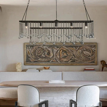 Aubrey Rectangular Chandelier 47''60'' - 47‘’Brass