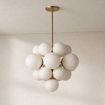 Aurelia Alabaster Cluster Chandelier
