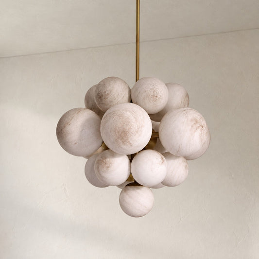 Aurelia Alabaster Cluster Chandelier
