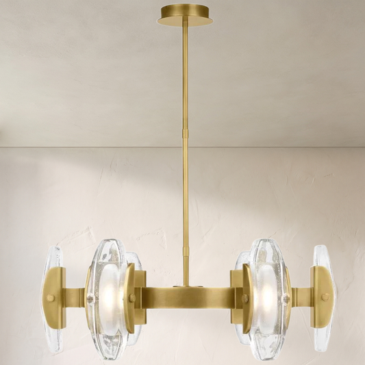 Aute Led Round Chandelier 30″