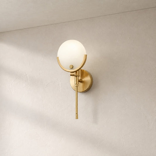 Ava Brass Wall Lamp