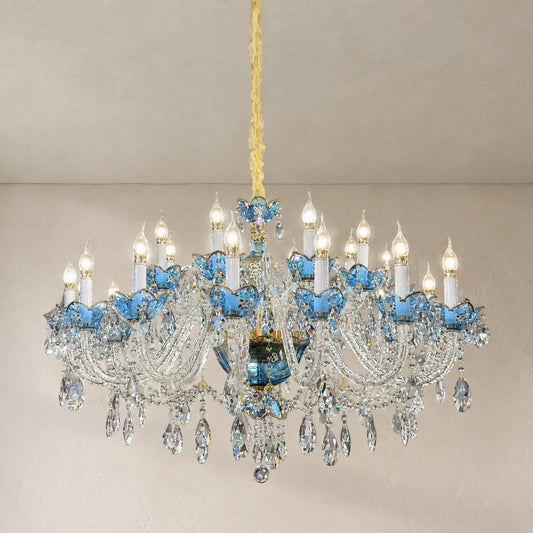 Azure Candle Chandelier