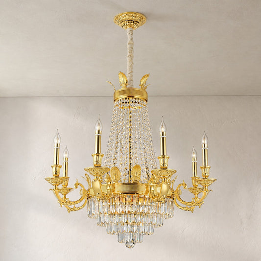 Baroque Revival Tiered Chandelier