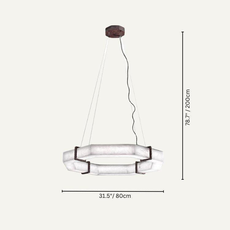 Belos Alabaster Chandelier | Lamer Lighting (5)
