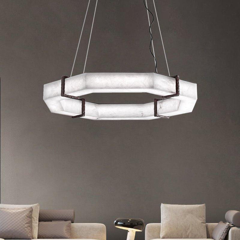 Belos Alabaster Chandelier | Lamer Lighting (2)