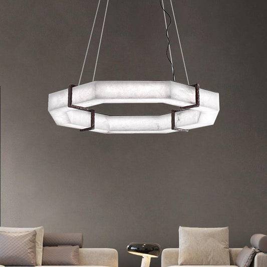 Belos Alabaster Chandelier | Lamer Lighting (2)