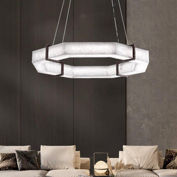 Belos Alabaster Chandelier | Lamer Lighting (1)