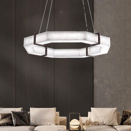 Belos Alabaster Chandelier | Lamer Lighting (1)