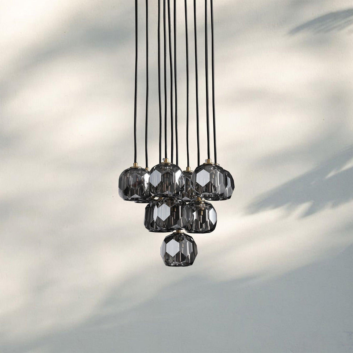 Bouble De Crystal Round Cluster Chandelier-