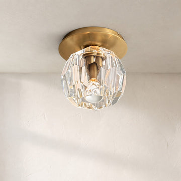 Bouble De Crystal Single Flushmount