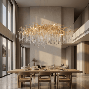 Lukas Oval Teardrop Chandelier