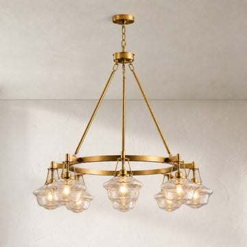 Bubble Glass Round Chandelier