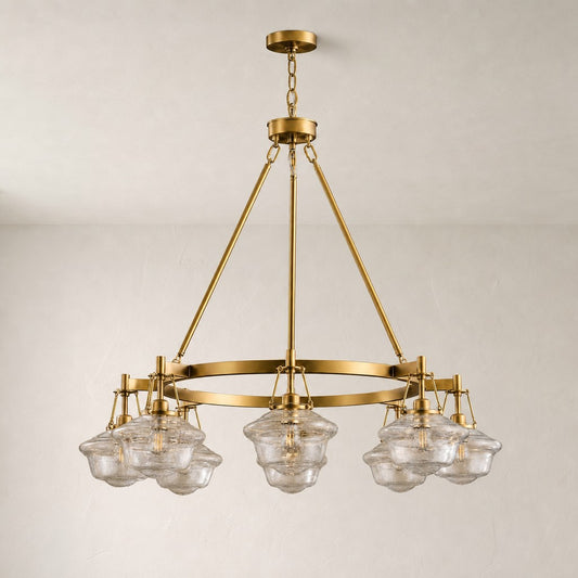 Bubble Glass Round Chandelier