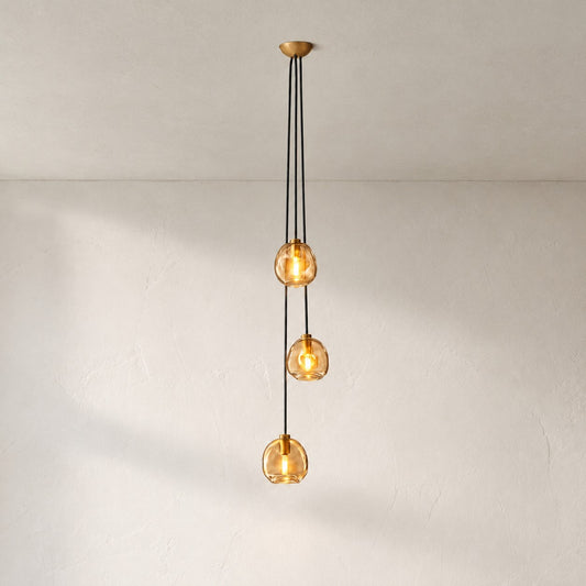 Bubeline Glass Cascade Pendant