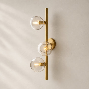 Bubeline Glass Cascade Sconce