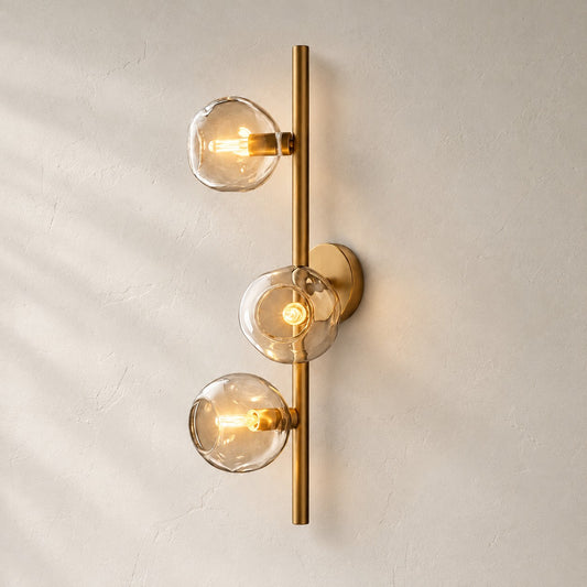 Bubeline Glass Cascade Sconce