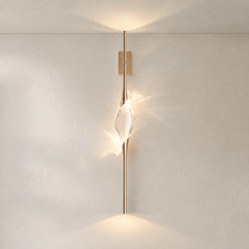 Callista Modern Crystal Linear Wall Sconce