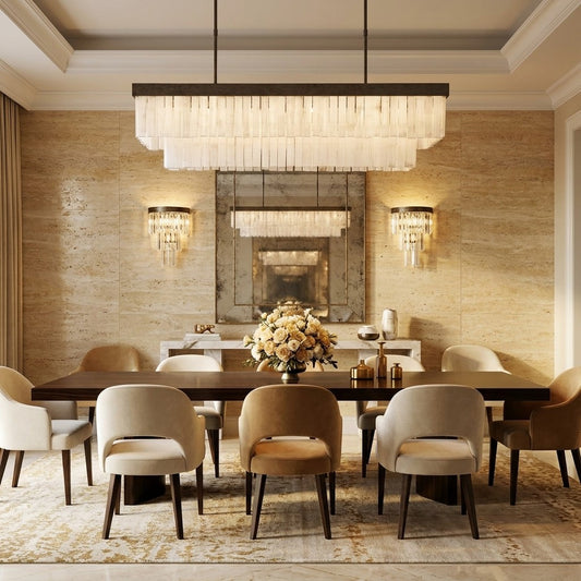 Cameron Rectangular Chandelier 49''59''