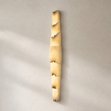 Cascading Alabaster Wall Sconce