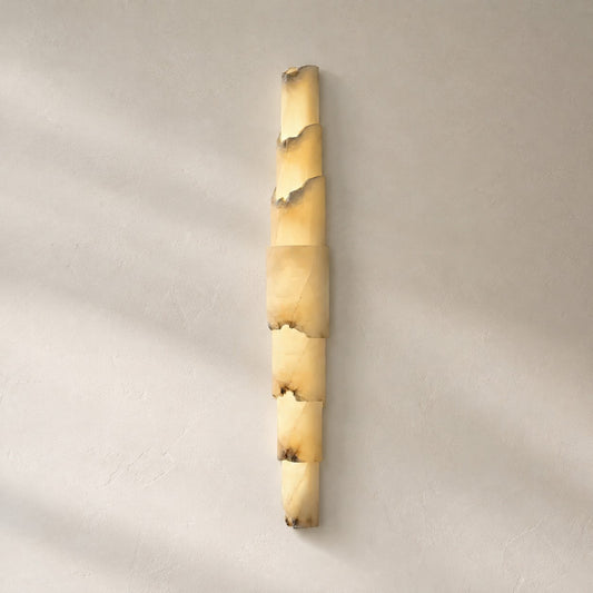 Cascading Alabaster Wall Sconce