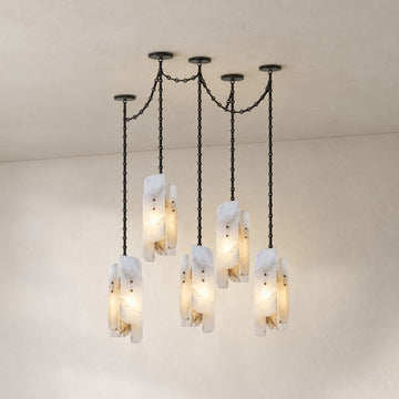 Cascading Chain Cluster Chandelier