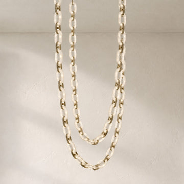 Chain Link Cascade Chandelier
