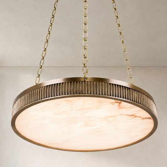 Chaplin Alabaster Plafonnier Chandelier