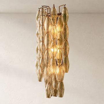 Chiara Clear Tall Wall Sconce