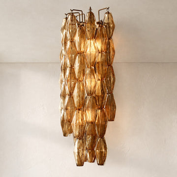 Chiara Smoke Tall Wall Sconce