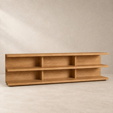 Contemporary Wood Console Table